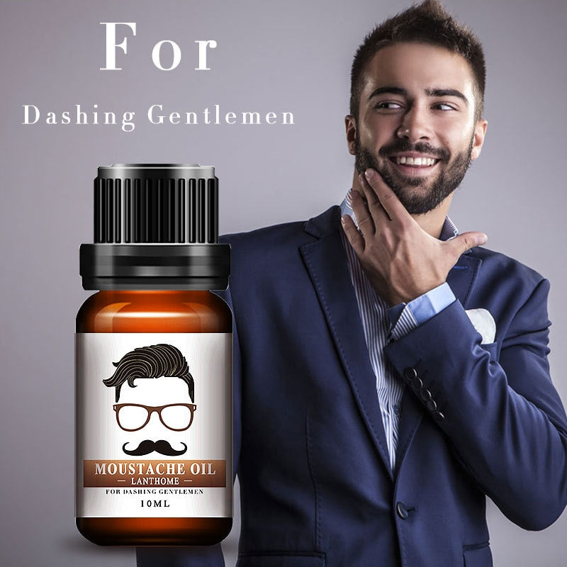 Natural Beard Nourish Oil 100% Pure Organic for Beard Eyelash Hair Men Grooming Mustache Care Loss Prevent Hair Care TSLM1