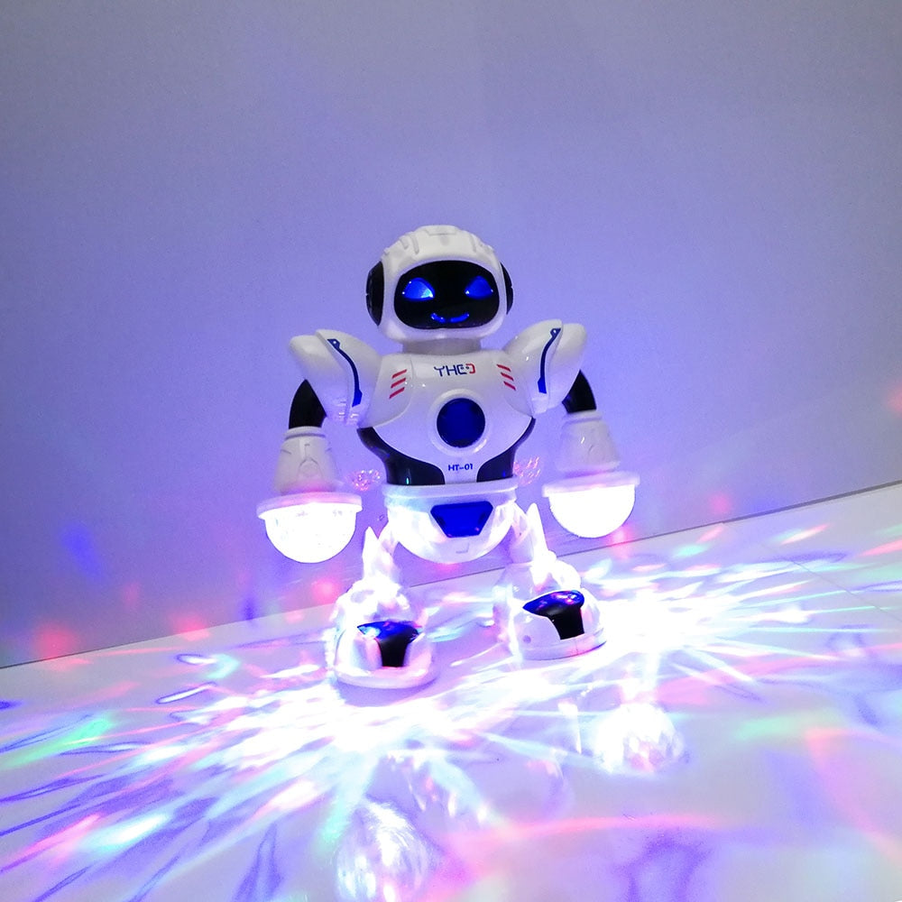 NEW Electric Dancing Robot Toy With LED lighting Music swing Robot Children's educational toys Robot Toys for children Gifts