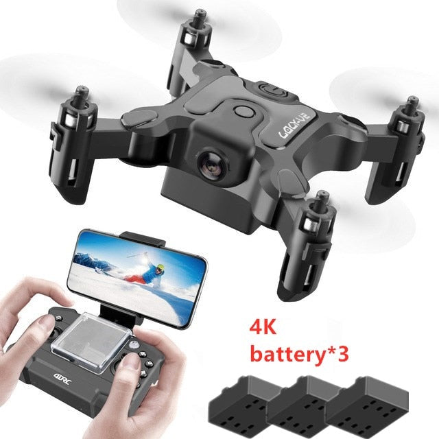 Mini RC Drone 4K HD Camera Professional Dron Remote Control Drone Helicopters Quadcopter Foldable Handy Drone Toys for Kids