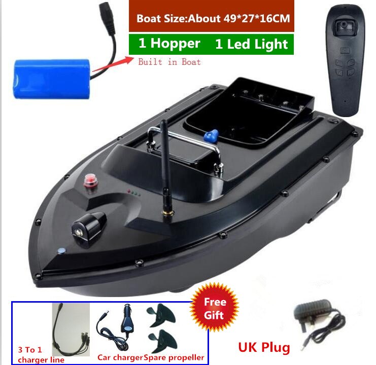 180Mins 500m RC Distacne Auto RC Remote Control Fishing Bait Boat Speedboat Fish Finder Ship Boat With EU charger US/UK Charger