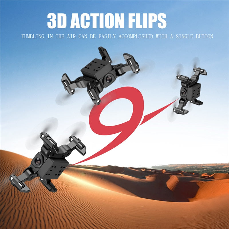 Mini RC Drone 4K HD Camera Professional Dron Remote Control Drone Helicopters Quadcopter Foldable Handy Drone Toys for Kids