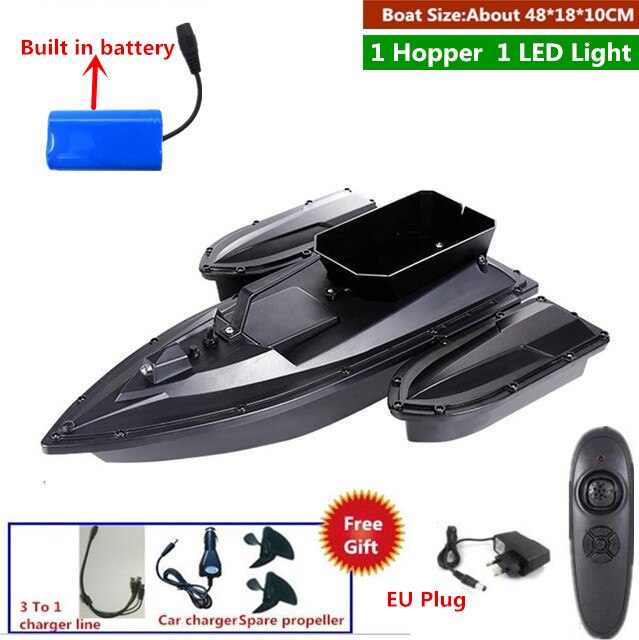 180Mins 500m RC Distacne Auto RC Remote Control Fishing Bait Boat Speedboat Fish Finder Ship Boat With EU charger US/UK Charger