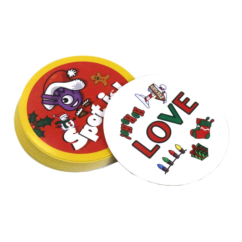 spot card games 70mm family party game for kids education enjoy it Dobble board game spot series red camp shalom holiday road