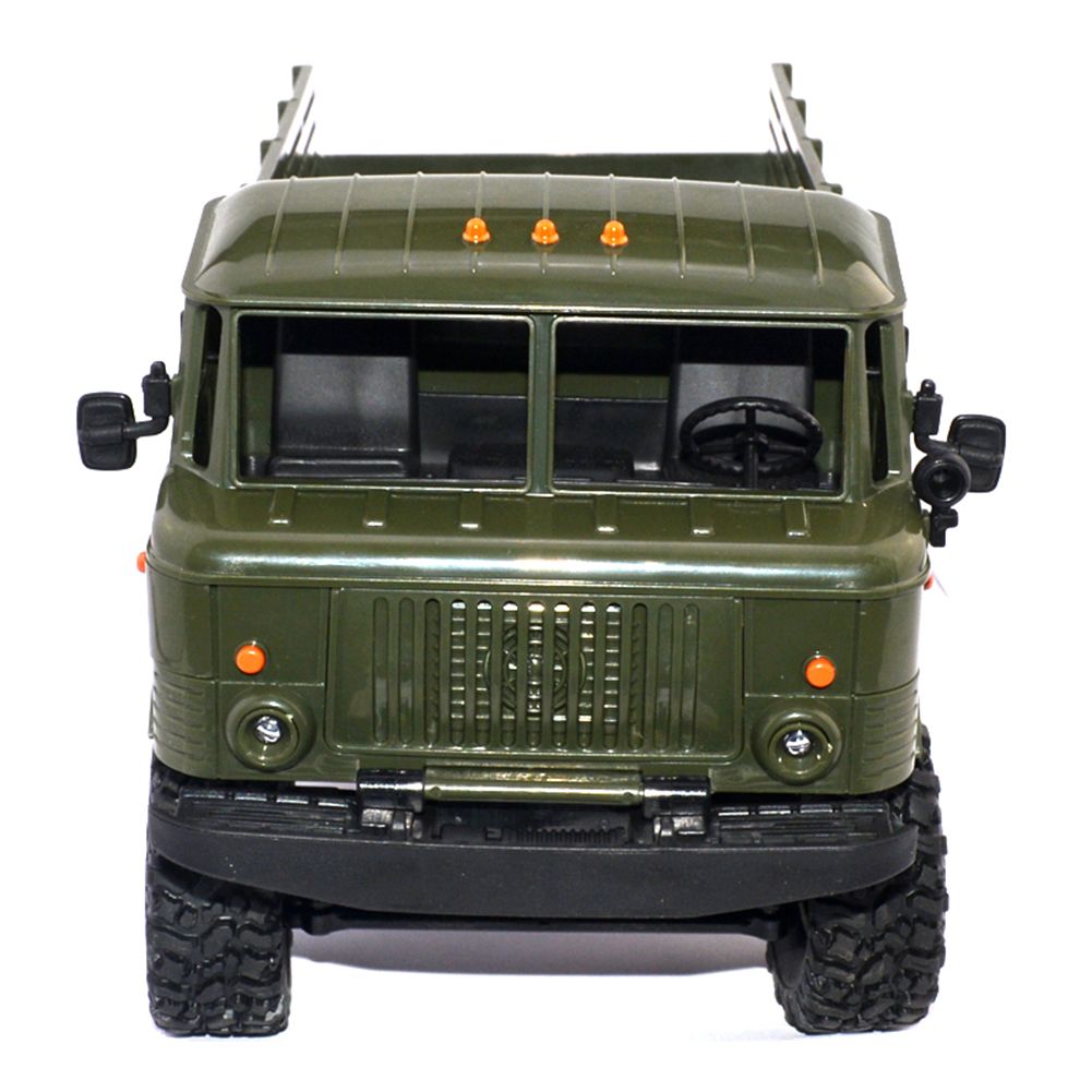 WPL B-24 1: 16 RTR 2.4G RC Crawler Truck Car Remote Control Kids Toy Car (ArmyGreen ) Racing Truck Army green LED ABS,Plastic