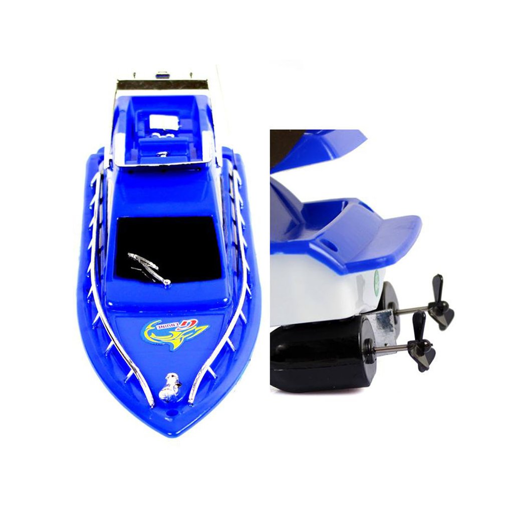 Hot RC Speedboat Super Mini Electric Remote Control High Speed Boat Ship 4-CH RC Boat Game Toys Birthday Gift Kid Children Toys