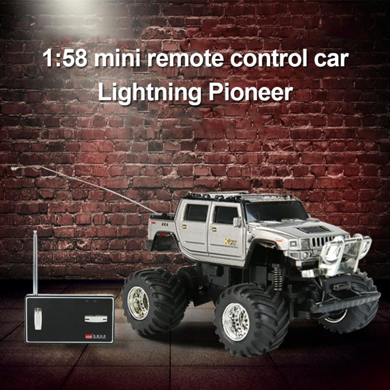 RC Cars MINI Remote Control Toys Car Can Be Charged 1:58 Off-road Vehicle High Speed Car LED Light Vehicles Children Xmas Gift