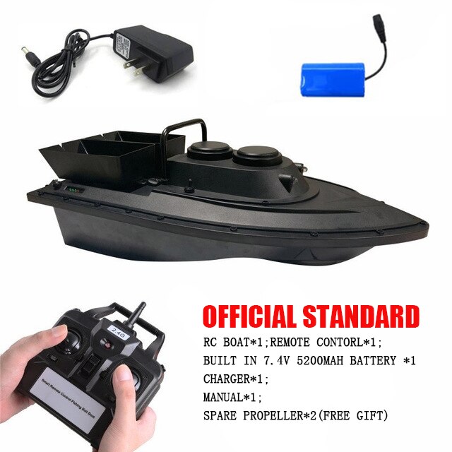 2020 new smart dual warehouse remote control 1.5kg load fishing boat bait boat motor boat underwater fish finder waterproof