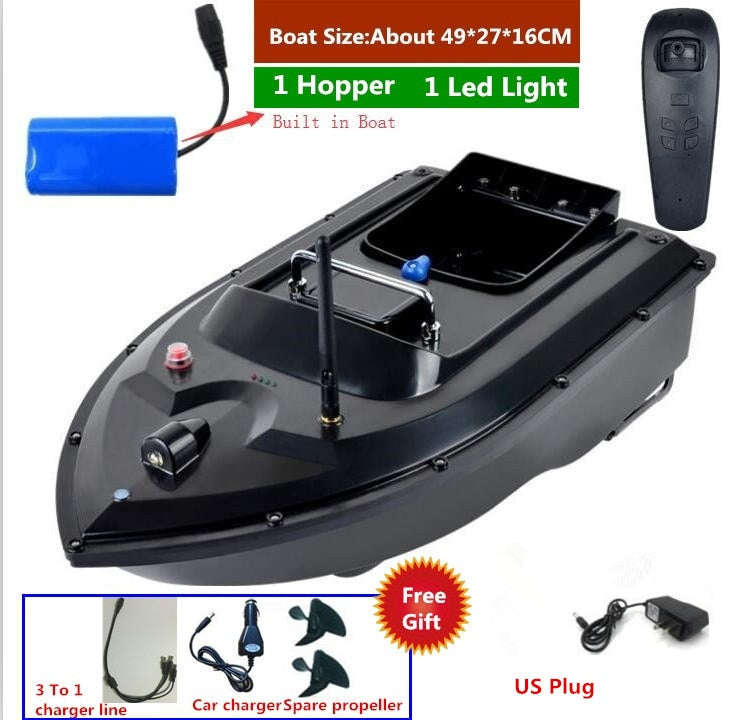 180Mins 500m RC Distacne Auto RC Remote Control Fishing Bait Boat Speedboat Fish Finder Ship Boat With EU charger US/UK Charger