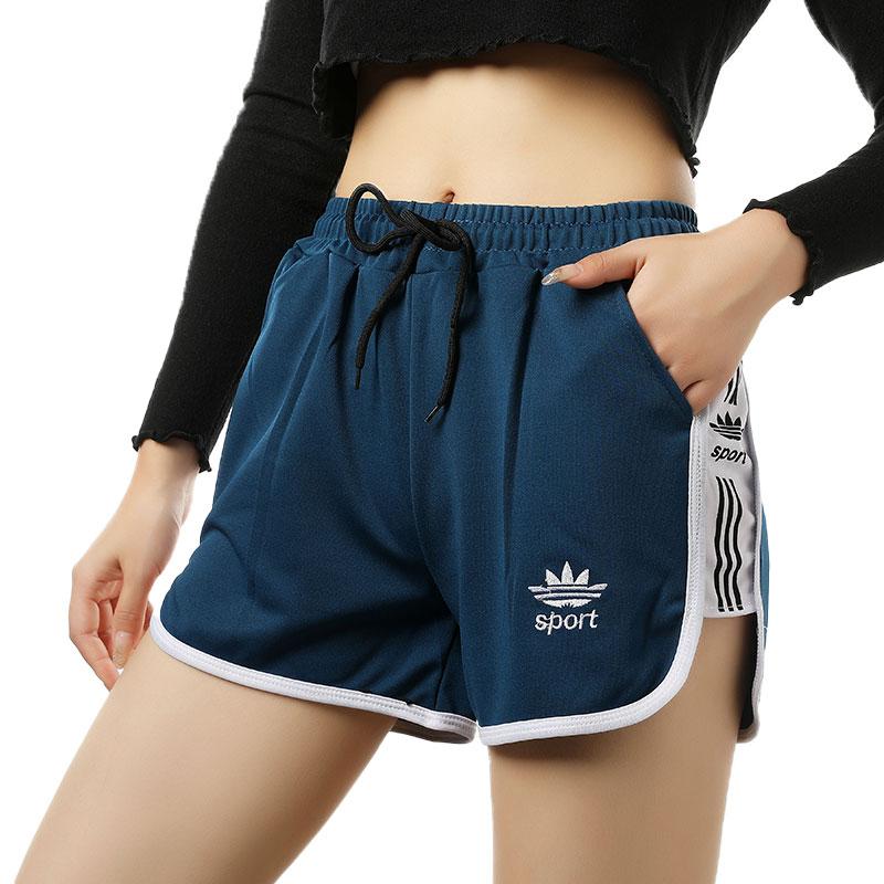 New Summer Sports Short Women Gym Shorts High Waist Summer Casual Elastic Waist Beach Women Short Pants
