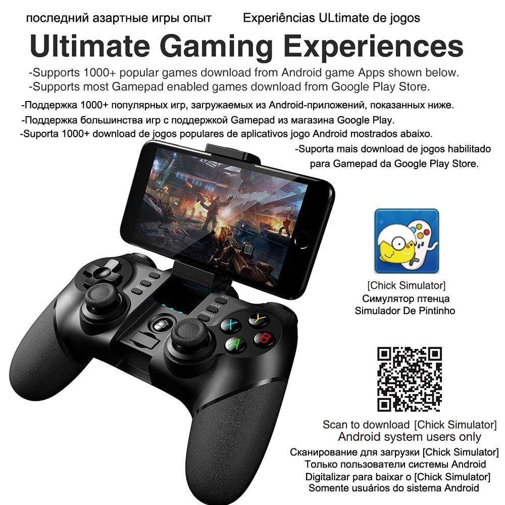 Ipega 9076 PG-9076 Bluetooth Gamepad Game Pad Controller Mobile Trigger Joystick For Android Cell Smart Phone TV Box PC PS3 VR