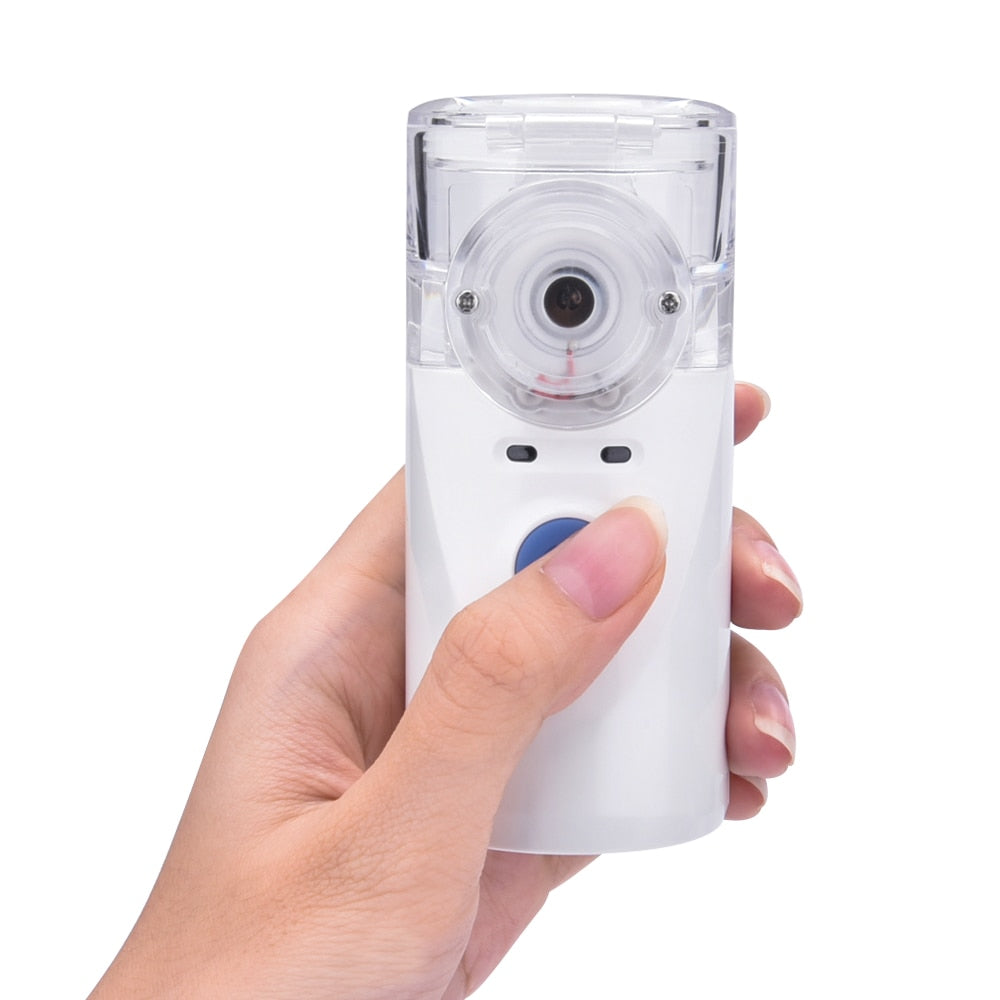 Inhaler Portable Nebulizer for inhalation Handheld Ultrasonic Steaming Devices Home USB Rechargeable Nebulizer for Adults Kids
