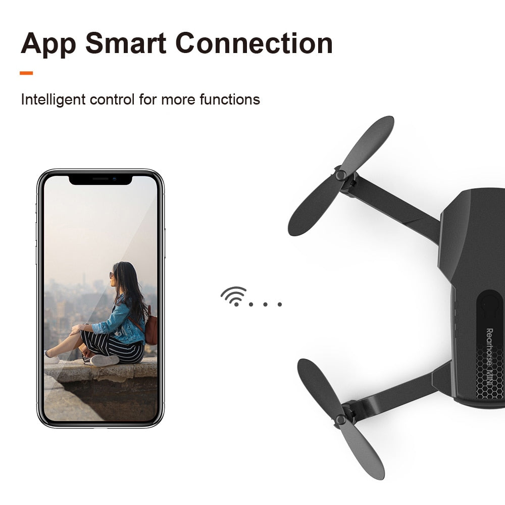 PEGI L6 Mini Drone 4K HD Dual Camera WIFI FPV Quadcopter Professional RC Drones Pocket Foldable Dron Boys GIFT for Children