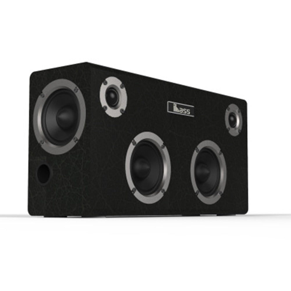 IBASS GaGa Bluetooth Speaker Wooden Speaker Car Outdoor Home 6-unit Speaker TV Computer Audio support Cell Phone Coaxial AUX USB