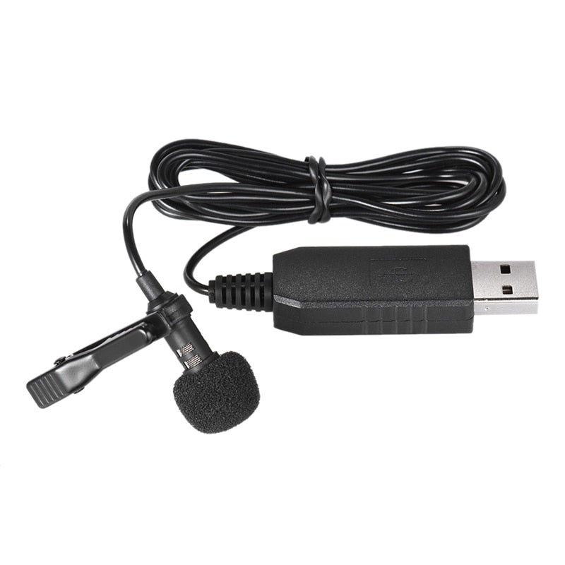 Andoer 150cm Portable Mini Clip-on Omni-Directional Stereo USB Mic Microphone for PC Computer