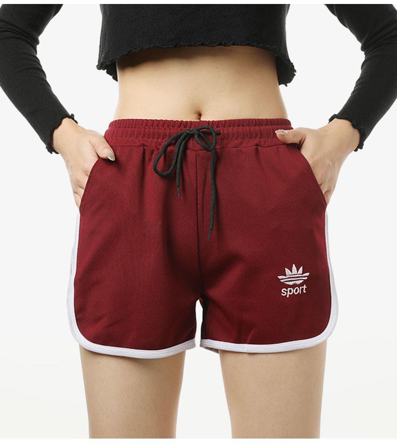 New Summer Sports Short Women Gym Shorts High Waist Summer Casual Elastic Waist Beach Women Short Pants