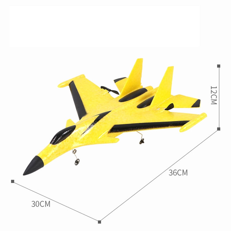2.4G Glider Plane Hand Throwing foam drone SU35 RC airplane model Fixed wing toy aviones a control remoto juguete toys for boys