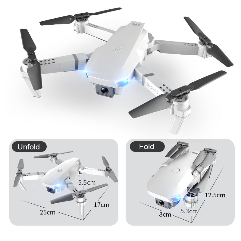 E59 RC Drone 4K HD Camera Professional Aerial Photography Helicopter 360 Degree Flip WIFI Real  Time Transmission Quadcopter