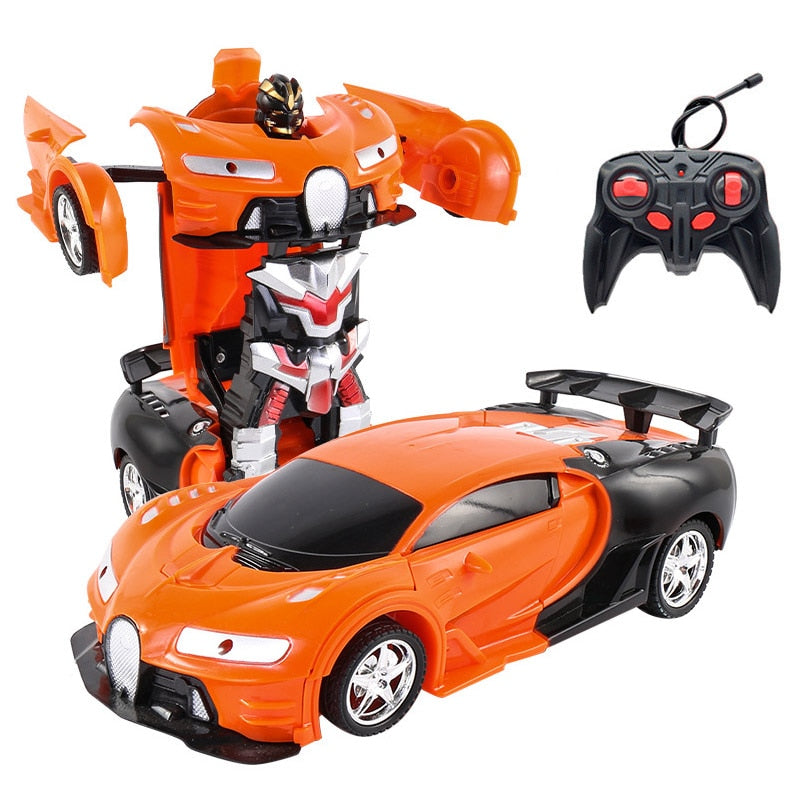 26 Styles RC Car Transformation Robots Sports Vehicle Model Robots Toys Remote Cool RC Deformation Cars Kids Toys Gifts For Boys