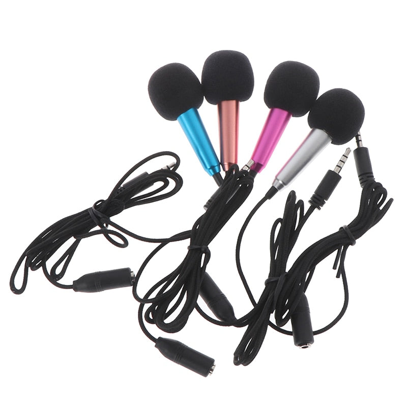 Handheld Mic Portable Mini 3.5mm Stereo Mic Audio Microphone For The Mobile Phone Accessories