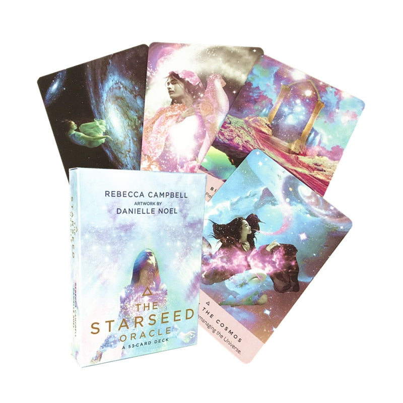The Starseed Oracle Tarot Cards English Version Deck Tarot Board Games Playing Card Divination Fate Entertainment Table Game