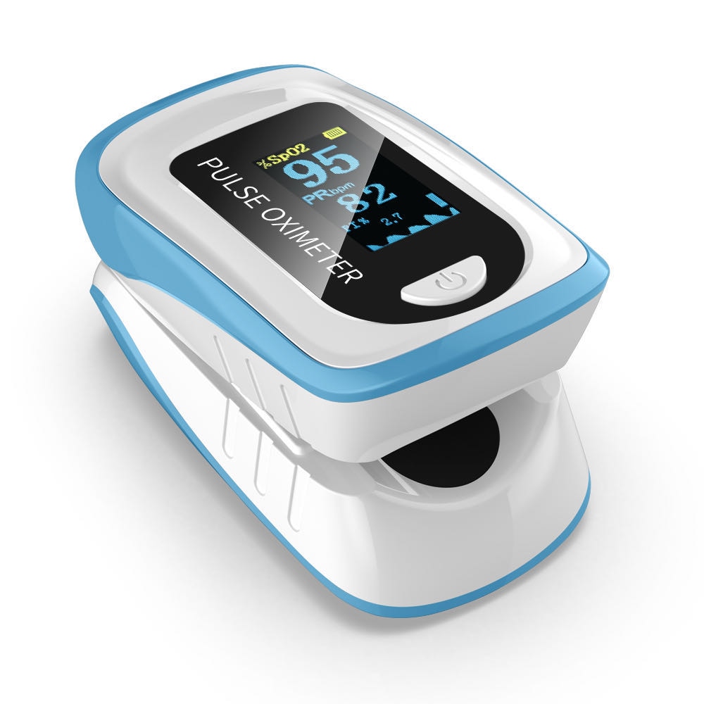Portable Fingertip Pulse Oximeter OLED Display Blood Oxygen Saturation Detector Heart Rate Monitor Home Family Health Monitors