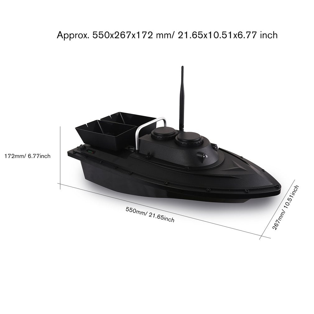 D11 Smart RC Bait Boat Toys Dual Motor Fish Finder Ship Boat Remote Control 500m Fishing Boats Speedboat Fishing Tool Model Toy