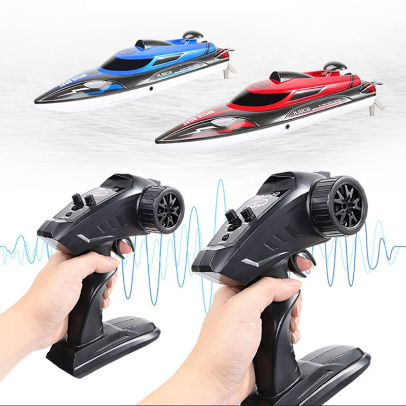 HJ808 RC Boat 25km/h 2.4G High Speed Remote Control Racing Ship Water Speed Boat Children Model Toy Kids Gift