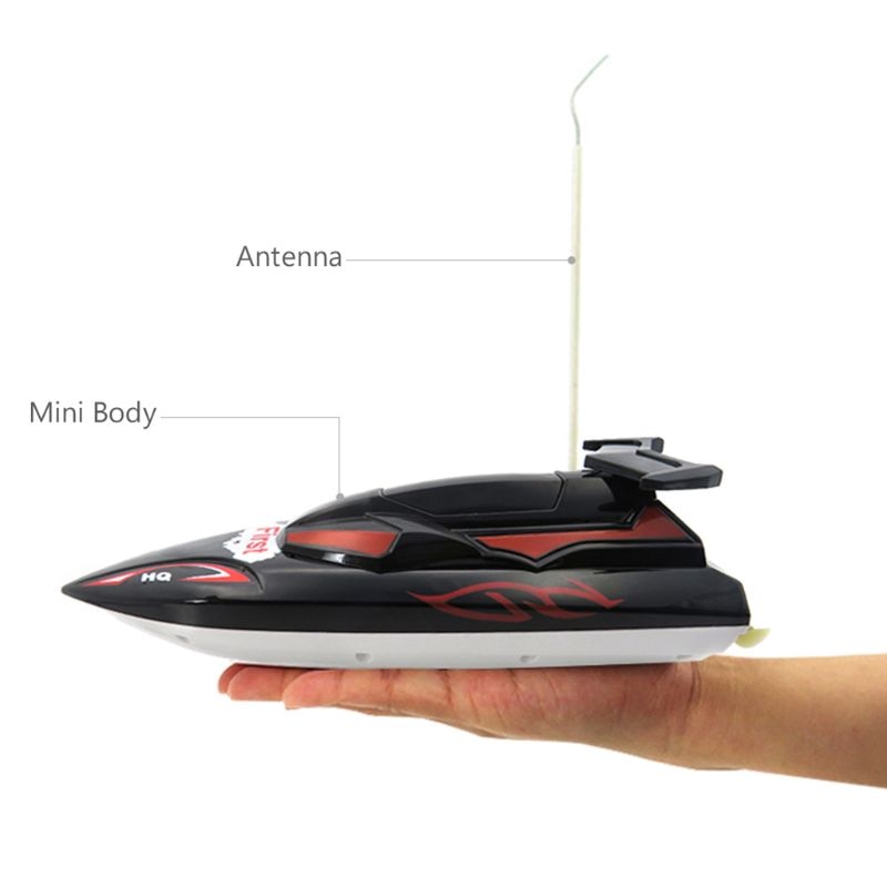 Flytec HQ2011-15C 10Km/H 27Mhz Mini Infrared Control Rc Boat Ship Toy for Kids Children Gift