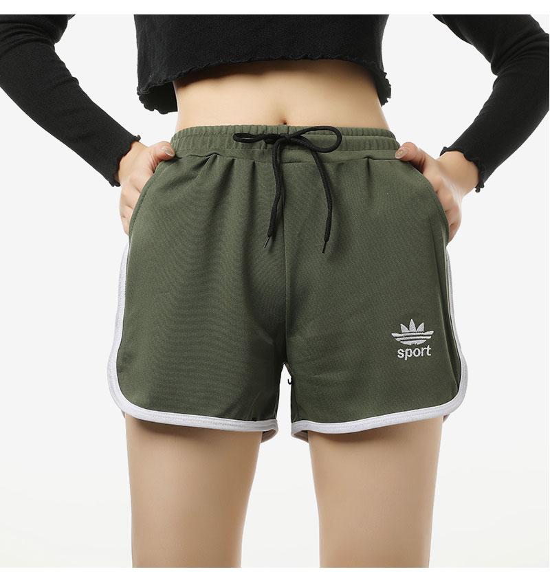 New Summer Sports Short Women Gym Shorts High Waist Summer Casual Elastic Waist Beach Women Short Pants
