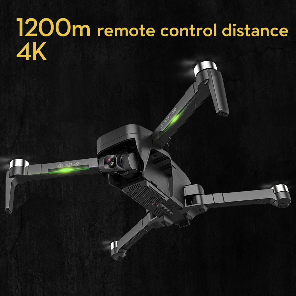 2020 NWE SG906 PRO2 drone 4k HD 5G camera Triaxial anti-shake Self-stabilizing gimbal Upgraded version drones distance 1.2km