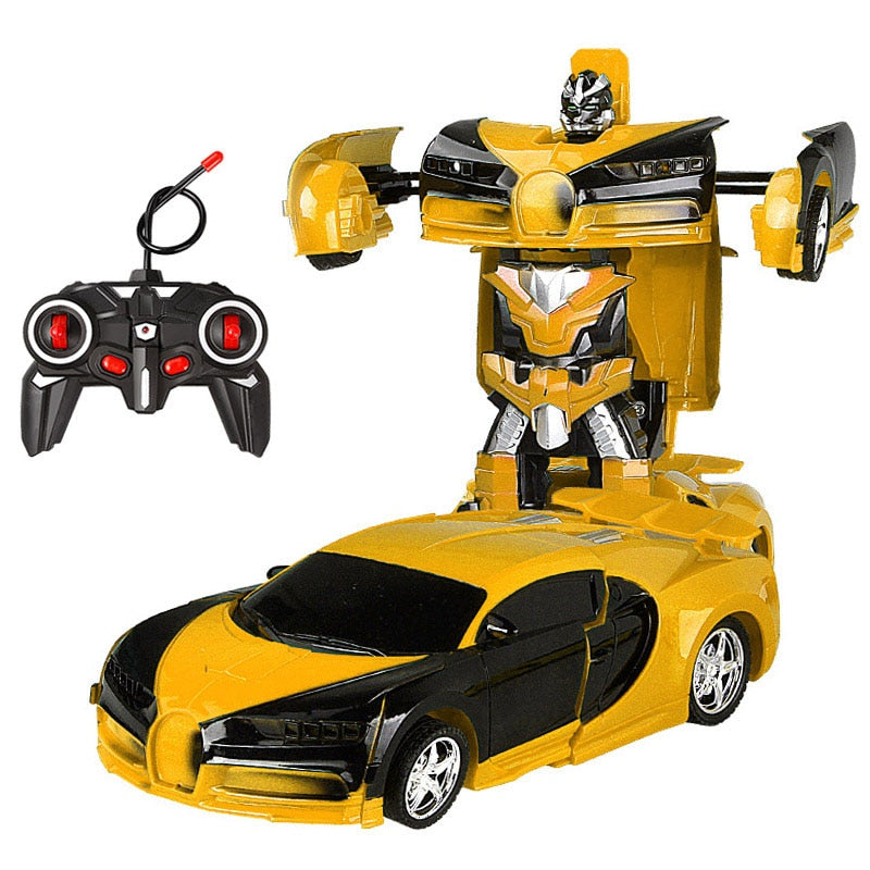 26 Styles RC Car Transformation Robots Sports Vehicle Model Robots Toys Remote Cool RC Deformation Cars Kids Toys Gifts For Boys