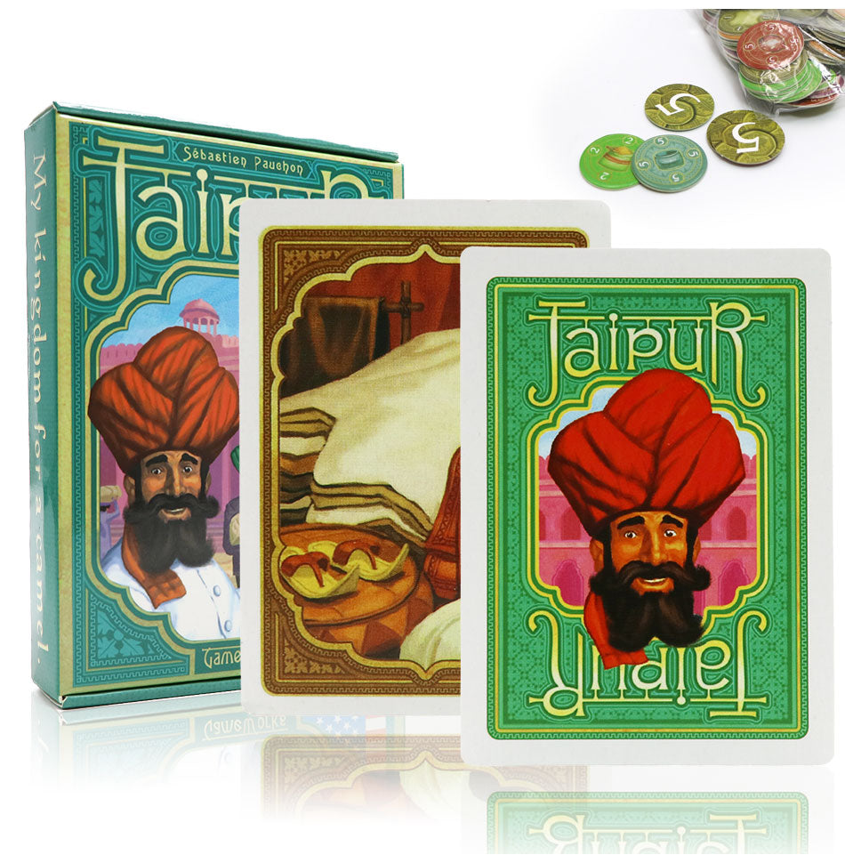 2020 Jaipur cards game English & Spanish rules 2 players game for couple family party board game Playing Cards for friend gift