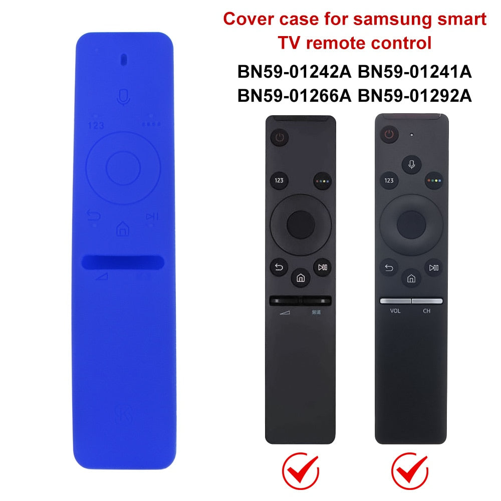 Remote Case For Samsung Smart TV Silicone Cover BN59-01241A ,BN59-01260A ,BN59-01266A Remote Control Case Shockproof With Loop