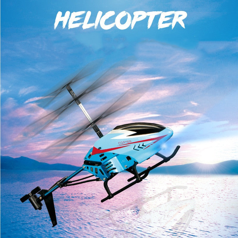 RC Helicopter 2.5 CH 2 Channel Mini RC Drone With Gyro Crash Resistant RC Toys For Boy Kids RC Hlicopter