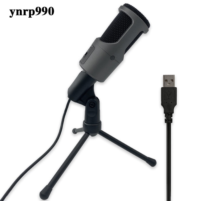 USB Microphone With Holder For Computer Condenser Recording For Laptop Windows Cardioid Studio Recording Micro YouTube Karaoke
