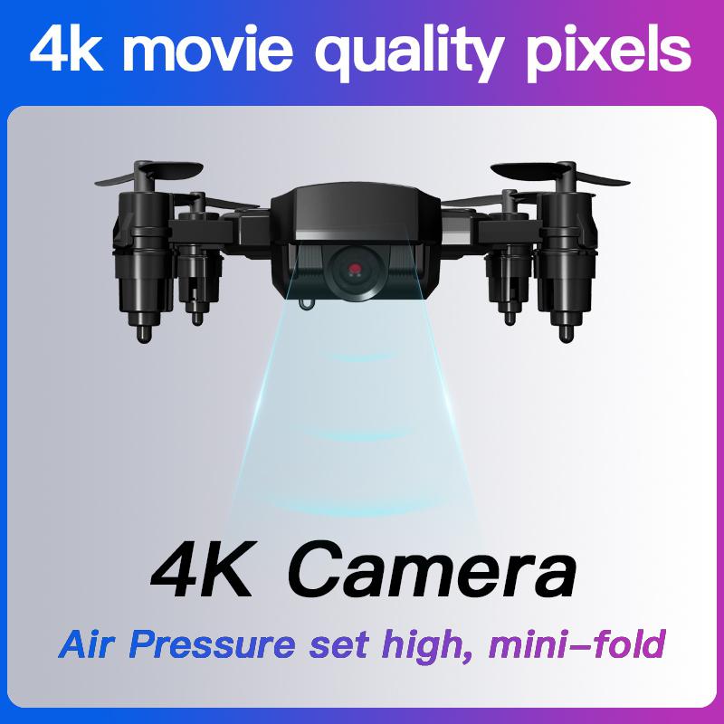 S107 Foldable Mini Drone RC 4K FPV HD Camera Wifi FPV Dron Selfie RC Helicopter Juguetes Toys for Boys Girls Kids