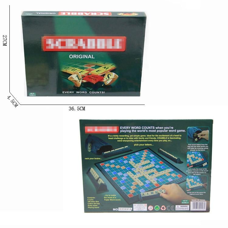 NEW Original Scrabble Board Game Family Kids Adults Educational Toys Puzzle Game Toys for Kids