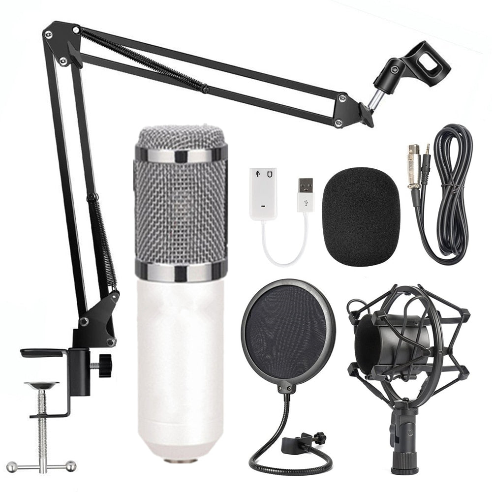 BM 800 karaoke microphone BM800 studio condenser mikrofon mic bm-800 For KTV Radio Braodcasting Singing Recording computer