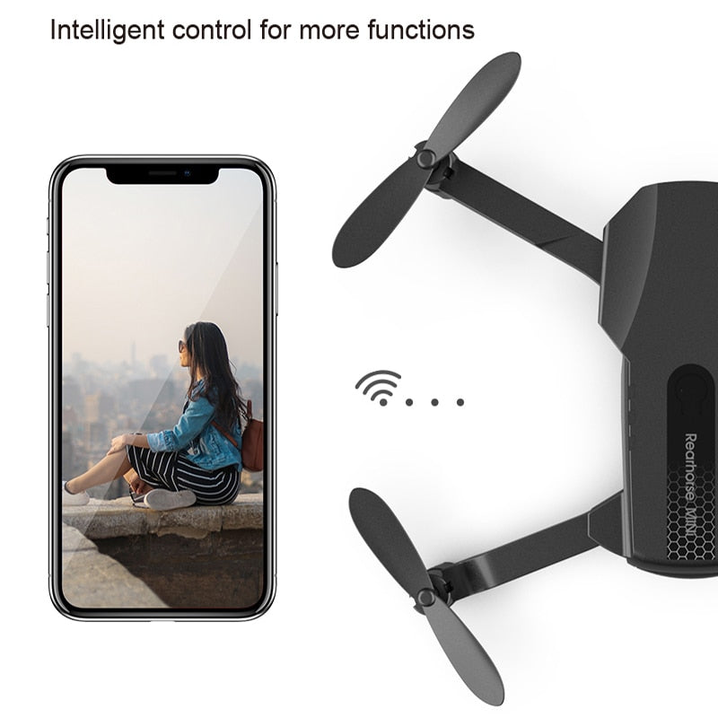 New R16 drone 4k HD dual lens mini drone WiFi 1080p real-time transmission FPV drone follow me Foldable RC Quadcopter toy