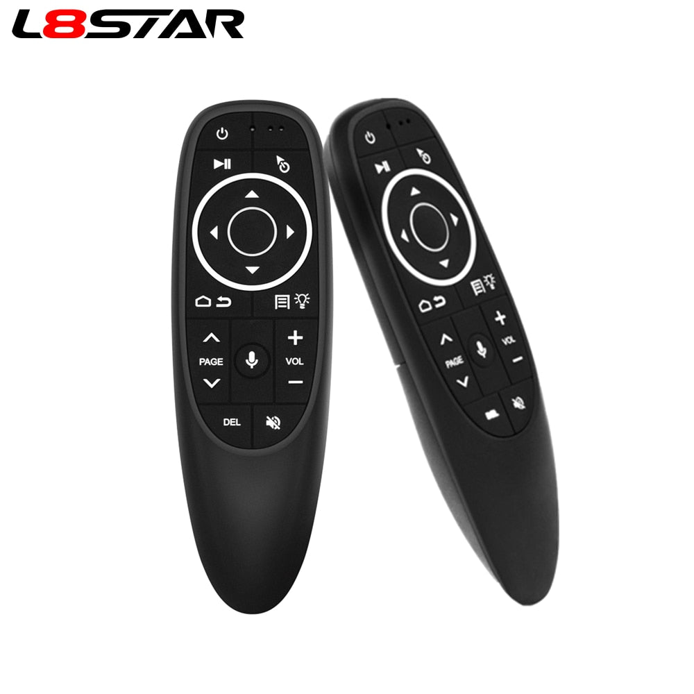 L8star G10 Pro Backlit Air Mouse Google Voice Search Gyroscope remote control 2.4G Wireless Microphone Mouse for Smart TV BOX