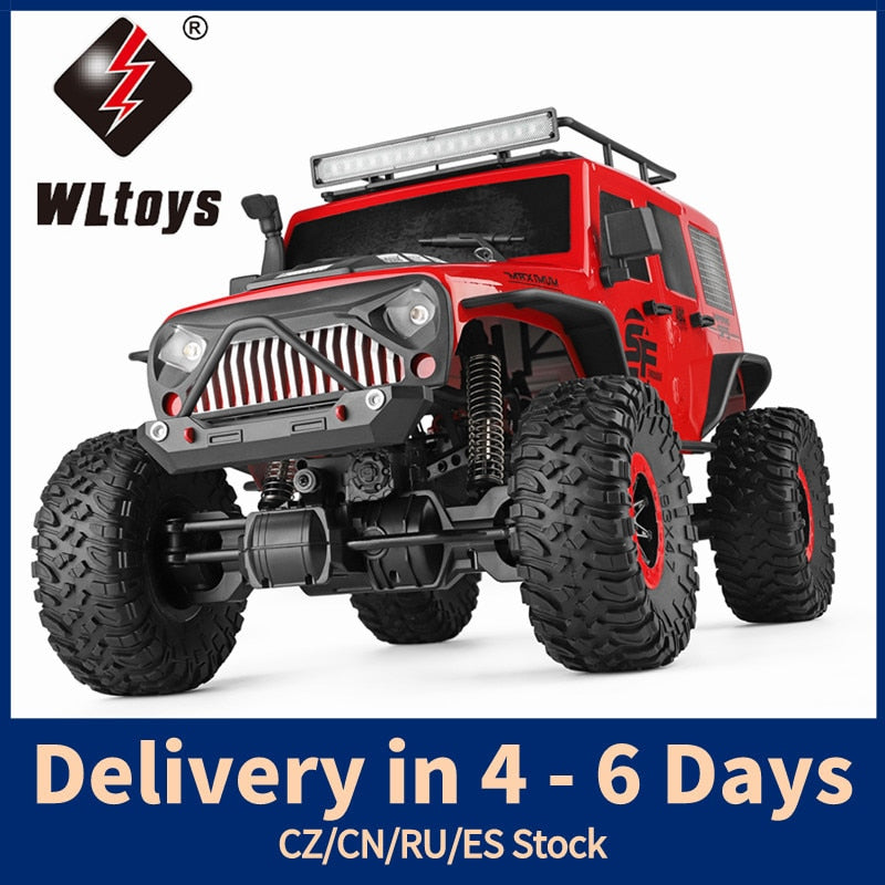 WLtoys 104311 RC Car 2.4G 1/10 4WD Big Funny Car SUV Brushed Motor Remote Control Off-road Crawler Car