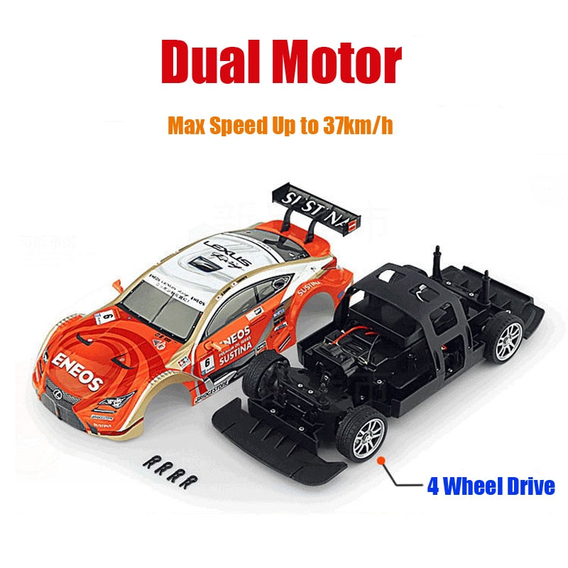 RC Car For GTR/Lexus 4WD Drift Racing Car Championship 2.4G Off Road Rockstar Radio Remote Control Vehicle Electronic Hobby Toys