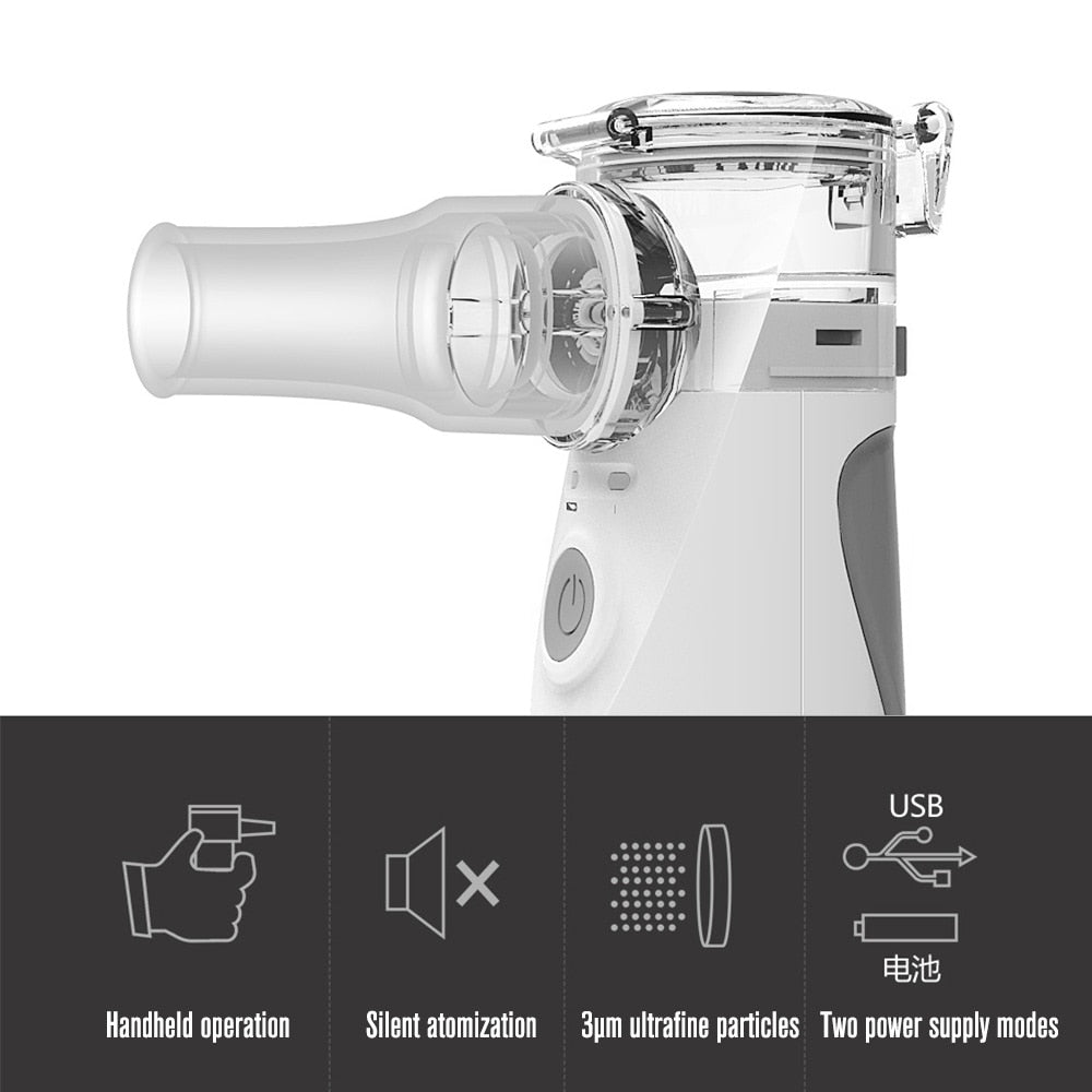 Yonker Medical Newest Nebulizer Handheld Asthma Inhaler Atomizer for children health care usb mini Portable Nebulizer