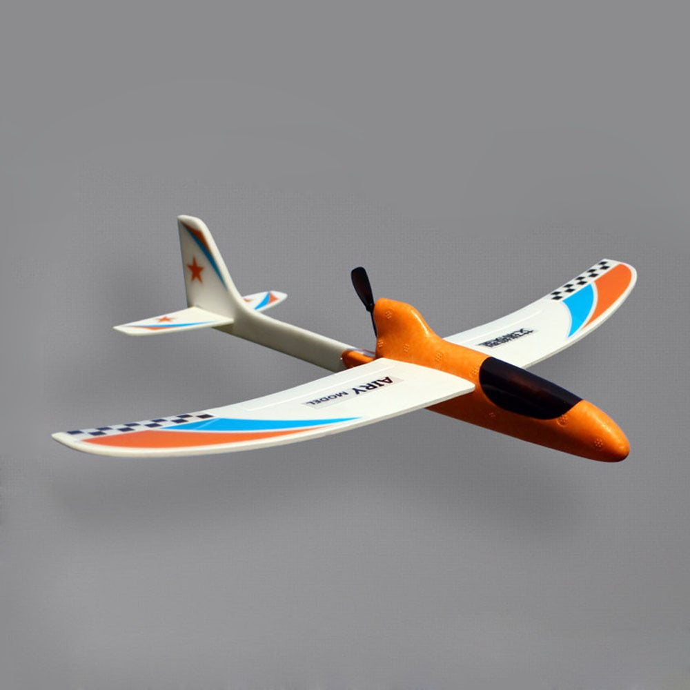 Newest DIY Glider Foam Mini Drone Capacitor Hand Throwing Electric Plane Resistance to falling Toys for Children Birthday Gift