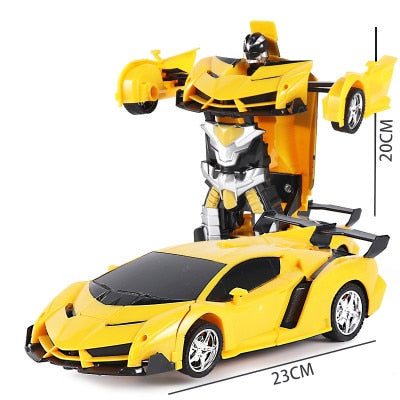 Rc Car 4wd Crawler Remote Control Car Rc Drift Car 2 In 1Driving Sports Car Drive Transformation Robots Models Fighting Toy Gift