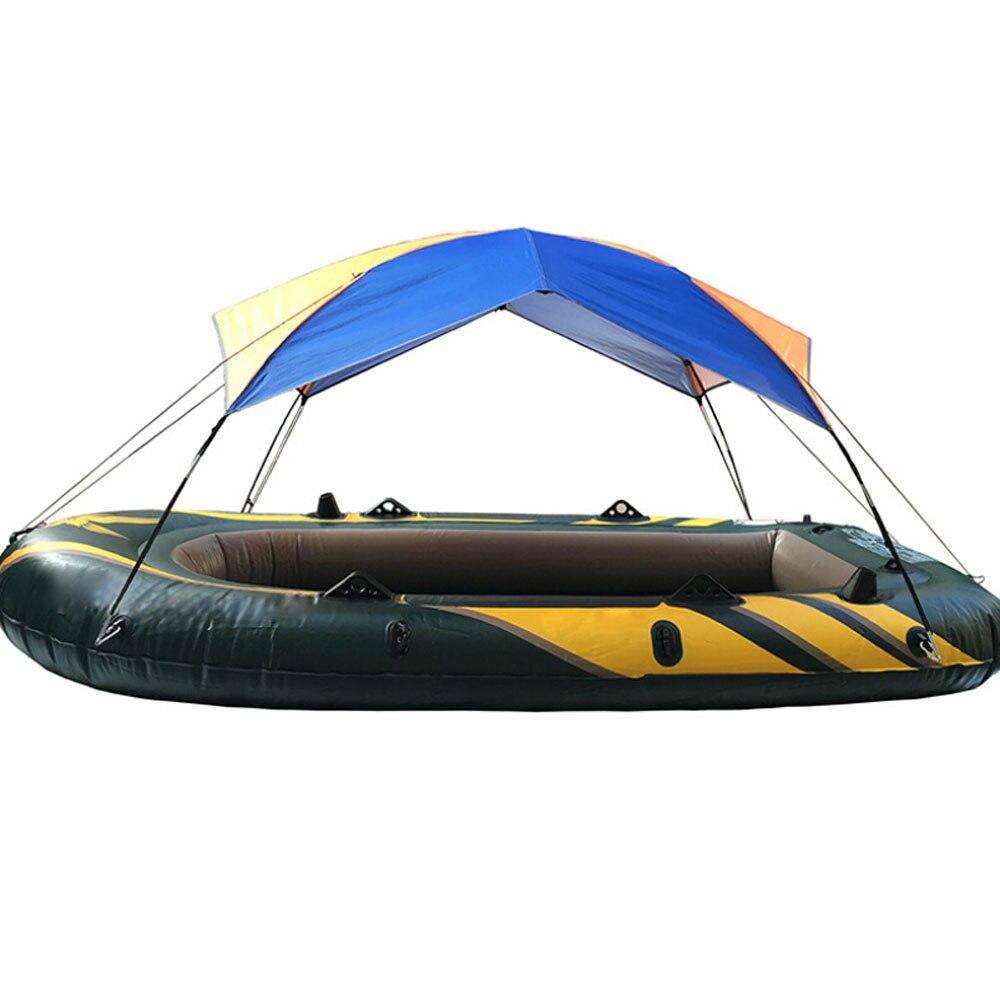 Inflatable Boat Kayak Accessories Fishing Sun Shade Rain Canopy Kayak Kit Sailboat Awning Top Cover 2-4 persons Boat Shelter