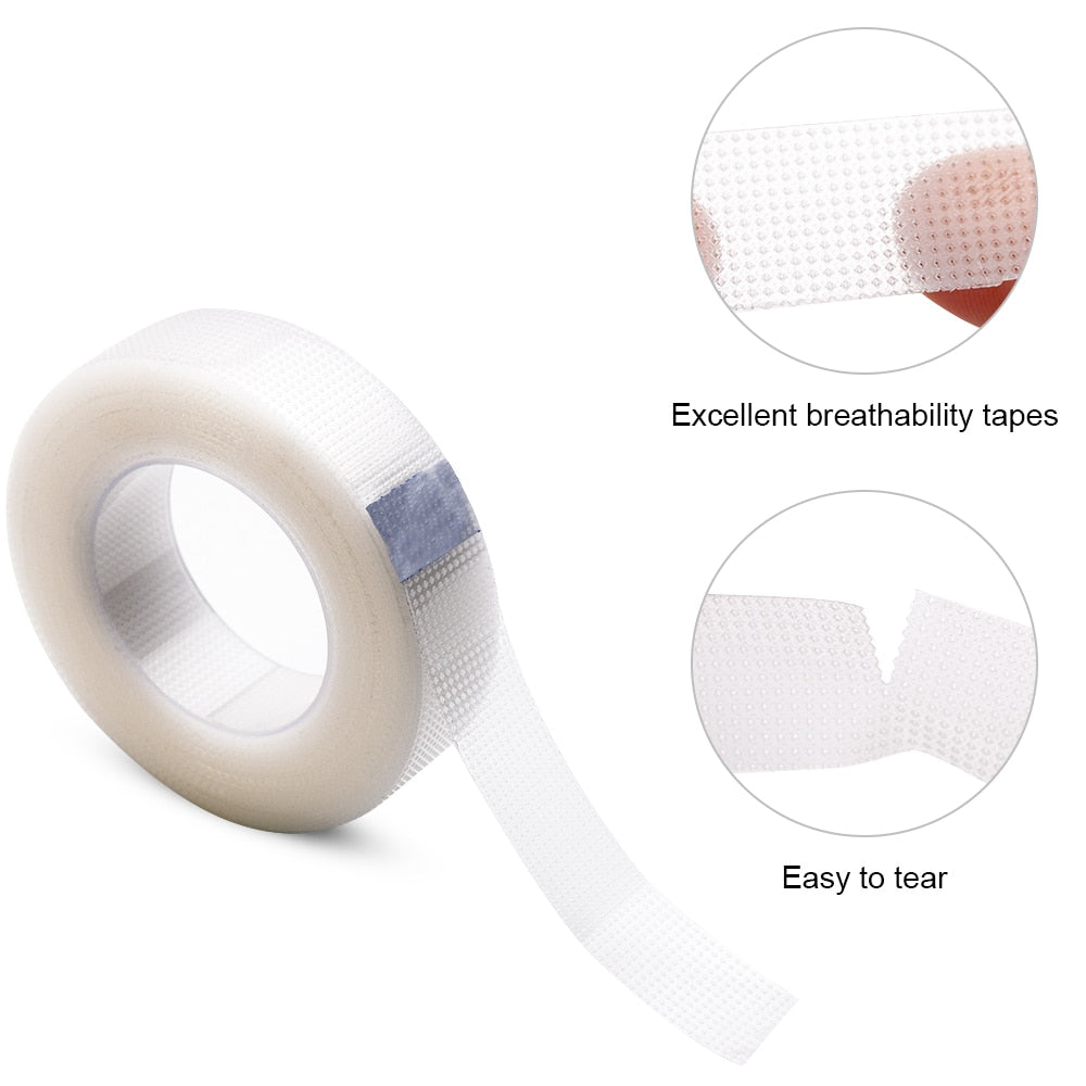 1/3/5/7 Rolls Isolation Eyelash Extension Under Eye Pad Tape PE Adhesive Grafting Tape For False Eyelash Extensions Tools