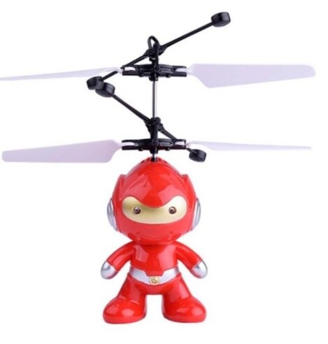 Mini Fly Flashing helicopter Hand Control RC Toy induction mini Helicopter Quadcopter RC Drone Ar.dron with LED Toys For Kids