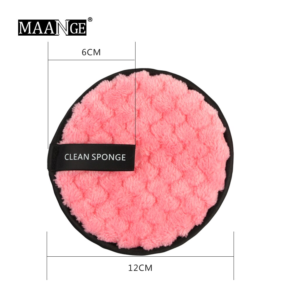 1/3pcs Microfiber Cloth Pads Facial Makeup Remover Puff Cotton Double layer Face Cleansing Towel Reusable Nail Art Cleaning Wipe