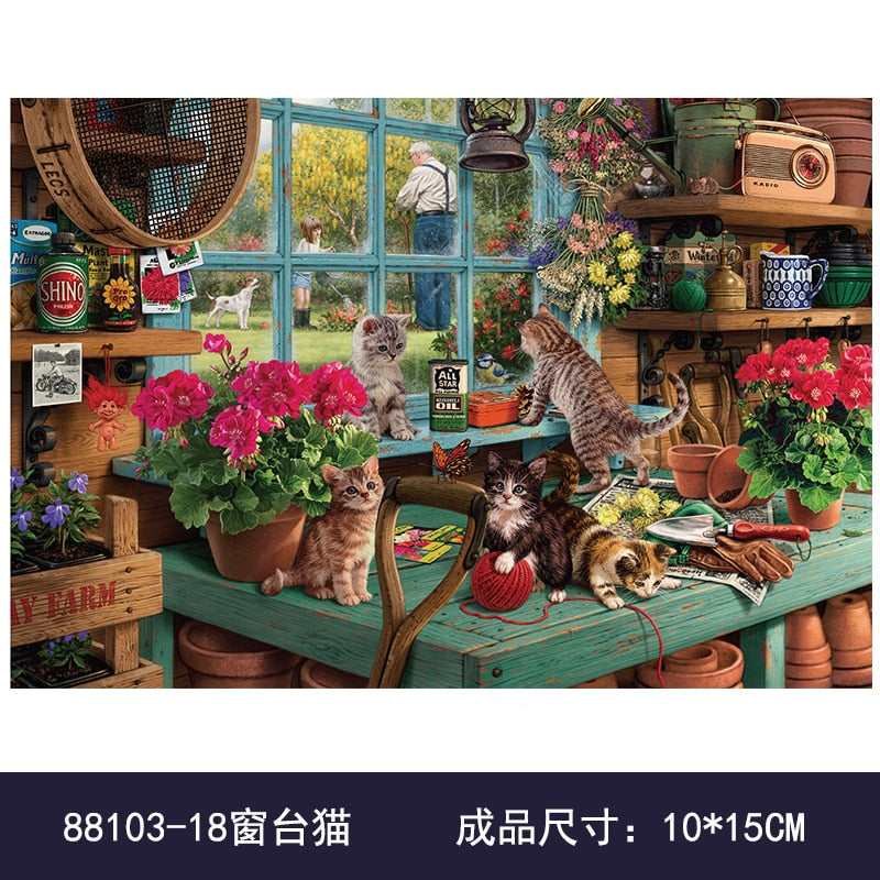 150 Piece Tube Mini Paper Puzzles Game Toys for Children Adults Learning Education Brain Teaser Assemble Toy Games Jigsaw